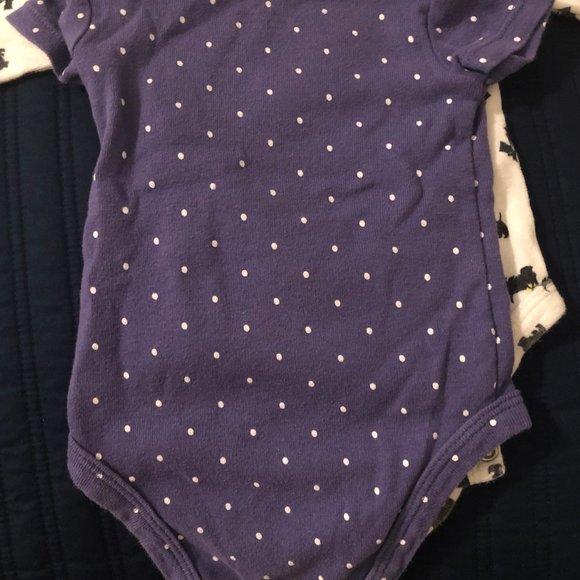 EUC Baby Girl Carter's Print Bodysuits & Scottie Dog Pants Set - size newborn - Picture 12 of 16